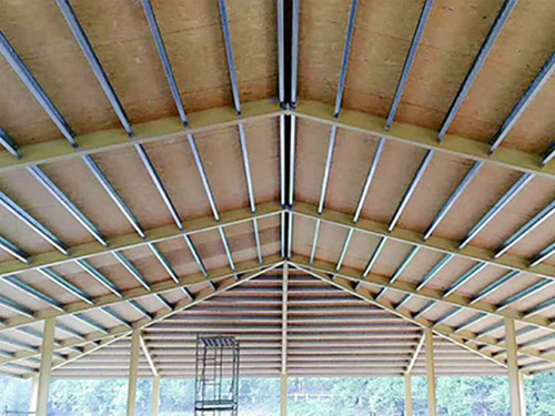 观塘农家乐钢结构雨棚工程